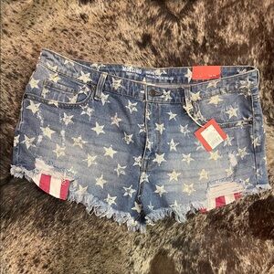 American flag shorts